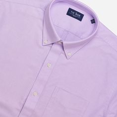 Add The Modern-Fit Oxford Lavender Casual Shirt to your wardrobe today. | Men's Casual Shirts - Trim/17/34/35 Fit The Modern-Fit Oxford By Tie Bar, In Lavender, Cotton Classic Fitted Purple Shirt, Classic Purple Cotton Dress Shirt, Classic Purple Summer Shirt, Classic Purple Short Sleeve Shirt, Classic Purple Relaxed Fit Top, Formal Purple Cotton Top, Classic Purple Summer Tops, Classic Lavender Tops For Spring, Classic Lavender Spring Tops