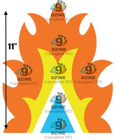 the three pyramids are labeled in different colors and sizes, with numbers on each side