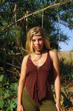 Brown Festival Top, Fairy top, Elven Top, Boho Top, Faerie Top, Tank Top, Belly Dance Top, Elven Clothing, Gypsy Clothing, Goa Top by Kalbelia on Etsy https://www.etsy.com/listing/518754397/brown-festival-top-fairy-top-elven-top Bohemian Halter Top For Music Festivals, Fitted Brown Halter Top For Festivals, Bohemian Crop Top For Music Festival, Hippie Style Fitted Halter Top, Hippie Festival Crop Top, Hippie Crop Top For Music Festival, Bohemian Brown Crop Top, Fitted Bohemian Brown Crop Top, Brown Hippie Festival Tops