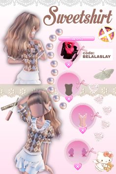 Non vip sweet shirt! 🩷  keys words: dti, dress to impress, idea, ideas, inspo, inspiration, reference, tutorial, tutorials, references, inspirations, sweet shirt, sweetshirt, outfit combo, outfits, look, looks, girly Roblox outfit, Roblox, aesthetic, core, vip, non vip, free, robux, cute, cutest shirt ever omg this my fav Reference Tutorial, Combo Outfits, Fancy Dress Code, Roblox Aesthetic, Vip Dress, Outfit Roblox, Aesthetic Core, Shirt Hacks, Aesthetic Roblox Royale High Outfits