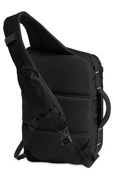 Crafted from durable recycled polyester with the brand's signature bungee storage for easy external organization, this sling backpack is a versatile must-have. The single padded shoulder strap is adjustable and includes a secure zip pocket that can fit a phone, while the main compartment will keep all your essentials organized with a dedicated tablet and larger phone sleeve, a mesh zip pocket and key clip. Reflective details enhance visibility in low light or at night   300-denier ripstop   Padd Sling Bag Men, North Face Bag, Face Base, Mens Crosses, Base Camp, Edc Gear, Camping Backpack, Daisy Chain, Hush Puppies