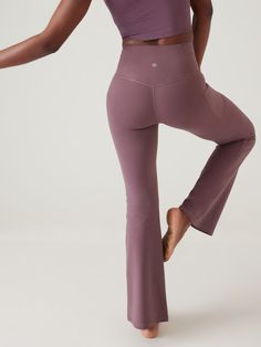 FOR: Yoga or studio practice FEEL: Powervita™ fabric is buttery soft with support that feels like a gentle hug FAVE: Bonded side stash pockets hold your essentials Made with our customer-favorite, second-skin Powervita™ fabric, our yoga leggings/ Solid Color Yoga Pants With Pockets For Pilates, Solid Yoga Pants With Pockets For Pilates, Versatile Yoga Pants With Pockets For Pilates, Mid-rise Yoga Pants With Pockets For Pilates, Athleisure Yoga Pants For Barre, Compressive Pants With Pockets For Pilates, Comfort Waistband Solid Yoga Pants, Athleisure Yoga Pants With Pockets For Pilates, Compressive Pants With Comfort Waistband For Pilates