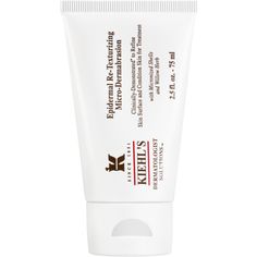 Epidermal Re-Texturizing Micro-Dermabrasion -  An efficacious Micro-Dermabrasion Scrub by Kiehl's that helps refine and condition skin.    Benefits     Effectively exfoliates for instantly smoother skin With regular use 3X a week, helps visibly reduce discolorations and small marks on face, hands and dcollet Over time, helps reduce the appearance of facial lines and pores Helps facilitate absorption of topical skin treatments to maximize efficacy Clinically-demonstrated to refine skin surface an Face Peel, Facial Cleansers, Sensitive Skin Care, Exfoliate Face, Skin Care Treatments, Spf Sunscreen, Skin Treatments, Aging Skin, Skin Protection