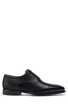 A handsome cap-toe oxford is crafted in Spain with an upper of soft, supple nappa leather and an insole with extra cushioning. Style Name:Magnanni 'Federico' Oxford. Style Number: 342587. Oxford Style, Nordstrom Store, Nappa Leather, Up Styles, Size 13, Dress Shoes Men, Oxford Shoes, Men's Shoes, Leather Upper