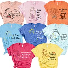 Be Kind Shirts, Disney Shirts For Women, Cinderella Shirt, Kind Shirts, Cute Disney Shirts, Disney Tee Shirts, Plus Size Disney, Disney Princess Shirts, Disney Tee