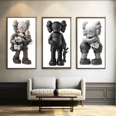 Decorative Hypebeast Toys Art - Kaws Figure Poster This set of 3 Printable KAWS Hypebeast Toys posters offers a visually captivating glimpse into contemporary collectibles and urban street culture. Featuring three distinct KAWS Hypebeast toy designs, each poster showcases the iconic fusion of pop art, street art  and cartoon aesthetics. Perfect for enthusiasts and collectors alike, these decorative hypebeast posters bring a touch of urban sophistication to any space, whether displayed individual Kaws Party Ideas, Kaws Room Decor, Kaws Decor, Hypebeast Toys, Kaws Print, Kaws Collection, Kaws Wall Art, Hypebeast Art