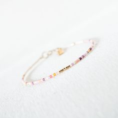 Windshield Repair, Gold Bracelet Simple, Minimal Bracelet, Mini Bracelet, Gold Beaded Bracelet, Friendship Bracelets With Beads, Miyuki Bracelet, Rainbow Bracelet, Bracelet Dainty