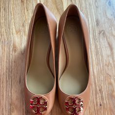 Tory Burch Tan, Claire 50mm Pump, Size 6 In Very Soft Calf Leather. Never Worn Due To The Shoe Being Little Narrower Than My Foot. Elegant Tan Closed Toe Heels, Classic Tan Heels For Formal Occasions, Elegant Tan Round Toe Heels, Elegant Tan High Heel Heels, Elegant High Heel Tan Heels, Elegant Tan High Heels, Elegant Tan Heels, Tory Burch Shoes, Shoes Women Heels