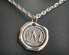 Initial Necklace for Men Sterling Silver Chain Personalized Necklace Alphabet Letter Wax Seal Layered Necklace for Him - Etsy Initial Necklace For Men, Guy Clothing, Mens Necklaces, Seal Necklace, Mens Designer Jewelry, Wax Seal Necklace, Initial Disc Necklace, Stamped Necklaces, Monogram Pendant