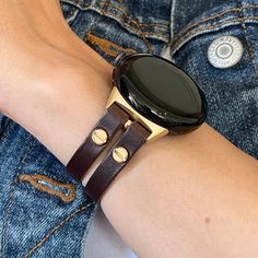 Dark Brown Italian Leather Bracelet Compatible With: Google Pixel Watch | Google Pixel Watch 2 P R O D U C T ∙ D E S C R I P T I O N ∙ Brown Italian Genuine Leather Bracelet For Google Pixel Watch ∙ Adjustable Size Bracelet Perfectly Tailored for Your Wrist ∙ Designed And Handmade by Simeon D Jewelry Studio ∙ Please Measure Your Wrist Before Submitting Your Order ∙ Not For Other Models. Google Pixel Watch Is NOT Included M O R E ∙ F R O M ∙ U S https://www.etsy.com/shop/SimeonDJewelry A B O U T Gold Watch With Adjustable Leather Strap, Brown Leather Strap For Watch Accessories, Gold Watch Accessories With Wrist Strap For Everyday Use, Adjustable Leather Watch Band, Adjustable Leather Strap Watch Bands, Adjustable Leather Strap Watch Accessories, Google Watch, Leather Bracelet Women, Google Pixel Watch