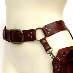 Medieval Waist Belt Drop Leg Bag Thigh Steampunk Waist Pack PU Leather Fanny Bag Motorcycle Thigh Steampunk Medieval, Medieval Steampunk, Knight Cosplay, Victorian Cosplay, Thigh Bag, Motorcycle Sunglasses, Motorcycle Rides, Biker Bracelet, Skull Wallet