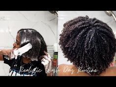 My REALISTIC Wash and Go Routine :) | NATURAL HAIR CARE - YouTube Wash And Go Routine, Wash And Go Natural Hair, Wash Day Routine, Day Routine, Wash Day, I Am So Grateful, Protective Style