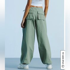 Pacsun Parachute Pants. Tags Not Attached But Never Worn. Amazing Condition. Green Cargo Style Wide-leg Parachute Pants, Spring Baggy Wide-leg Parachute Pants, Spring Green Baggy Wide Leg Pants, Spring Green Loose Fit Wide Leg Pants, Trendy Wide Leg Summer Pants With Side Pockets, Trendy Wide-leg Parachute Pants With Side Pockets, Casual Baggy Summer Cargo Pants, Green High Waist Parachute Pants With Side Pockets, Trendy Green Parachute Pants With Side Pockets