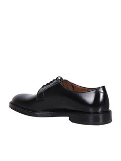 Leather loafer by Doucal's. Almond toe. Front lace-up fastening. Gender: MenMaterial: 100% CALF LEATHERColor: BlackMade in: ImportedProduct ID: DU1385SIEN F007 NN00*Import tax/duty will be calculated at checkout (If applicable) Office Derby Shoes With Rubber Sole And Lace-up Design, Formal Low-top Oxfords With Rubber Sole, Office Derby Shoes With Rubber Sole, Classic Lace-up Loafers With Textured Sole, Classic Low-top Dress Shoes For Office, Classic Low-top Lace-up Shoes For Work, Classic Lace-up Loafers With Stitched Sole, Classic Loafers With Rubber Sole, Classic Lace-up Loafers With Rubber Sole