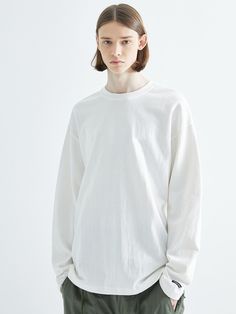 Editor's NotesMINIMAL PROJECT's t-shirt features oversized fit and pigment washed fabric.- Round neck t-shirt- Long sleeves- Oversized fit with dropped shoulder- Natural fit- Dropped shoulder lineMeasurements (inch)M / L / XL- Shoulder: 20.47 in. / 21.25 in. / 22.04 in.- Chest: 21.25 in./ 22.04 in./ 22.83 in.- Sleeve: 23.22 in./ 23.62 in./ 24.01 in.- Hem: 20.47 in./ 21.25 in./ 22.04 in.- Length: 27.16 in./ 28.34 in./ 29.52 in.Composition & Care- 100% Cotton- Wash separately in cold water- Dr Oversized Acid Wash Cotton Tops, Washed Long Sleeve Relaxed Fit T-shirt, Boxy Fit Washed Cotton Top, Boxy Fit Cotton Washed Top, Relaxed Acid Wash Cotton Tops, Relaxed Cotton Acid Wash Tops, Soft-washed Cotton Top With Drop Shoulder, Soft-washed Cotton Drop Shoulder Top, Oversized Basic Washed Top