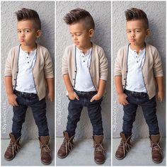 One of our favorite stores @melijoe_fashion has the best clothes for kids! This… Boys Mohawk, Toddler Style, Clothes For Kids