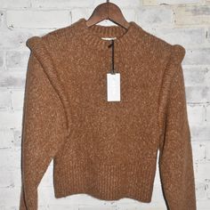 What’s For Sale: Nwt! Astr The Label Super Soft Big Shoulder Brown Cozy Sweater Size S Size Tag: S Length -19 Inches Shoulder To Shoulder -16 Inches Armpit To Armpit -16.5 Inches Condition: Nwt! Materials: 61 Acrylic/19 Cotton/19 Poly/1 Elastane #17 Brown Tops For Fall Cold Weather, Brown Tops For Cold Weather In Fall, Cozy Brown Top For Cold Weather, Cozy Brown Sweater With Soft Texture, Cozy Stretch Brown Sweater, Cozy Brown Outdoor Sweater, Cozy Brown Soft Knit Cropped Sweater, Cozy Brown Long Sleeve Knit Top, Astr The Label