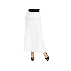 Flowy and soft, this women's midi skirt from 24seven Comfort Apparel is a great addition to any wardrobe.Click on this WOMEN'S GUIDE to find the perfect fit and more! Flowy and soft, this women's midi skirt from 24seven Comfort Apparel is a great addition to any wardrobe.Click on this WOMEN'S GUIDE to find the perfect fit and more! Wide waistband No pockets Jersey construction UnlinedFIT & SIZING 34-in. length Elastic waistband Pull-on designFABRIC & CARE Rayon, spandex Machine wash Imported Siz Wide Waistband, Women Skirts Midi, Gender Female, Womens Bottoms, Midi Skirt, Age Group, Fabric Design, Elastic Waist, Dresses For Work