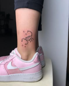 23 Scorpio Tattoos for Zodiac Lovers in 2021 - Small Tattoos & Ideas Scorpion Tattoo On Ankle, Scorpion Tiny Tattoo, Scorpio Cute Tattoo, Scorpio Tarot Tattoo, Small Tattoo Ideas Scorpio, Matching Scorpion Tattoo, Scorpio Tattoo On Ankle, Finger Tattoos Scorpio, Scorpion With Heart Tattoo