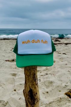 Funny Trucker Hat Wear Fun Spread Fun Be Authentic Express Yourself Trucker Cap For Beach, Green Trucker Hat For The Beach, Green Trucker Hat For Beach, Green Trucker Hat With Curved Brim, Outdoor Dad Hat, Green Curved Brim Baseball Cap For The Beach, Green Curved Brim Baseball Cap For Beach, Green Visor Hat For Beach, Green Beach Visor Hat