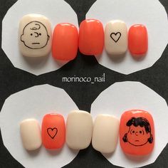 Nail Orange, Toy Story Nails, Self Nail, Soft Nails, Disney Nails, Cartoon Wallpaper Iphone, Nails Desing