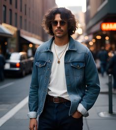 Ready for a shopping spree? 🛍️ Don't miss the best deals on denim jackets tailored just for you! Dive into the irresistible offers at Jeans4you.shop. Street Style Jeans, Men's Street Style, Jeans Street Style, Style Jeans, Men Street, Shopping Spree