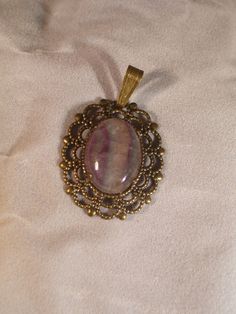 Flourite Cab in BronzePendant by CabochonsByBev on Etsy Bronze Pendant, Pendant Necklaces, Etsy Store, Gemstone Rings, United States, Necklaces, Ships, Pendant Necklace, Gemstones