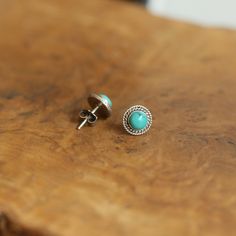 These .925 Sterling Turquoise Post earrings are the perfect size and just the right amount of detail - a boho jewelry staple! Two, graduated .925 Sterling Silver twist wires embellish the Turquoise stones and are the perfect accent for what we call our Western Turquoise Posts. They are available in the shop in many stones. Just a perfect little design ... why not spread the love. Post earrings are a staple of any jewelry wardrobe. These posts are the quintessential turquoise studs -- gorgeous, n Western Turquoise, Boho Turquoise, Blue Stud Earrings, Jewelry Wardrobe, Jewelry Staples, Love Post, Pink Studs, Sacred Stones, Rose Quartz Earrings