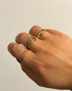 The Olive Ring is a dainty ring complete with a twisted pattern - perfect for stacking! Olive Ring, Crystal Falls, Dainty Ring, Black Pearl, Ring Bracelet, Jewelry Care, Ring Shopping, Anklets, Ring Earrings