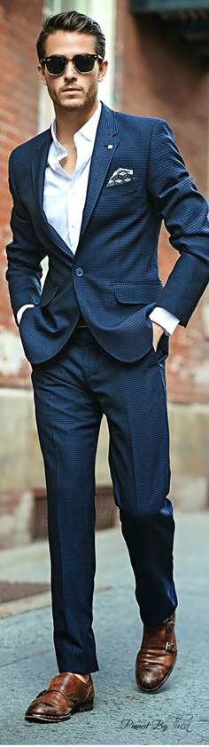 Love a good blue suit. Tom Ford Suit ~ Tнεα | Raddest Men's Fashion Looks On The Internet: http://www.raddestlooks.org Blue Suit Brown Shoes, Amalfi Style, Casual Wedding Outfit, Nice Suits, A Man In A Suit, Reception Outfit, Man In A Suit, Tom Ford Suit