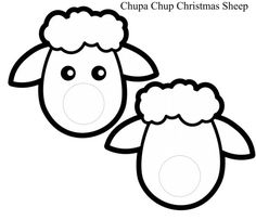 a sheep with its head in the shape of a christmas tree