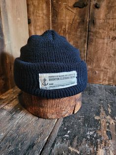 Our take on the classic USN watch cap, 100% wool and made in the USA.  One size fits all. We lovingly hand pick every vintage item for its age, uniqueness, coolness and style.  Hope you like our finds. All of our items are vintage and may show signs of previous wear. Any significant wear, damage or marks will be photographed however we love a bit sunfade and a vintage repair, they just add character for us. We have a store in Brighton and you can also follow us on Instagram to keep up with our latest finds @salvageandsawdustco Watch Cap, Skull Cap Beanie, Skull Cap, Beanie Hat, Beanie Hats, Brighton, One Size Fits All, Caps Hats, Accessories Hats