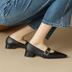 CHIKO Jamie-Lynn Pointy Toe Block Heels Mary Jane Shoes Mary Jane Shoes Heels, Jane Shoes, Jamie Lynn, Mary Jane Heels, Mary Jane Shoes, Pump Shoes, Mary Janes, Block Heels, Heel Height