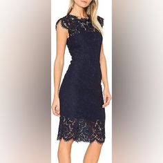 Nwt: Merokeety Women's Sleeveless Lace Floral Elegant Cocktail Dress Crew Neck Knee Sz;Mdium Color; Navy Blue Sleeveless Lace Dress For Summer Night Out, Midi Length Lace Sleeveless Dress, Sleeveless Lace Dress For Night Out In Spring, Lace Sleeveless Dress For Night Out, Fitted Sleeveless Chic Lace Dress, Sleeveless Lace Dress For Night Out, Chic Fitted Sleeveless Lace Dress, Sleeveless Blue Lace Dress, Sleeveless Lace Midi Dress For Date Night