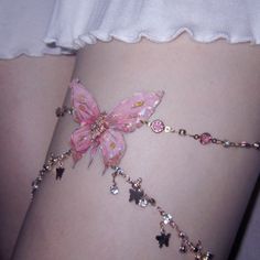 Butterfly Legs, Thigh Chain, Sophisticated Jewelry, Leg Chain, Bar Party, Jewelry Accessories Ideas, Girly Accessories, Fancy Jewelry, Mode Inspo