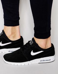 Nike SB Stefan Janoski Max Leather Trainers Womens Nike Trainers, Janoski Shoes, Nike Sb Shoes, Mens Vans Shoes, Nike Sb Stefan Janoski, Nike Free Runners, Blond Amsterdam, Stefan Janoski, Adidas Shoes Women