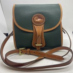 Rare DOONEY & BOURKE ESSEX ALL WEATHER LEATHER Vintage Women's Crossbody Bag EUC | eBay Green Dooney And Bourke Vintage, Vintage Dooney And Bourke Handbags, Green Leather Purse, Green Leather Shoulder Bag With Leather Trim, Green Leather Saddle Bag With Removable Pouch, Green Leather Trim Crossbody Shoulder Bag, Green Leather Bag With Leather Trim, Green Leather Bags With Leather Trim, Green Satchel Bag With Leather Trim