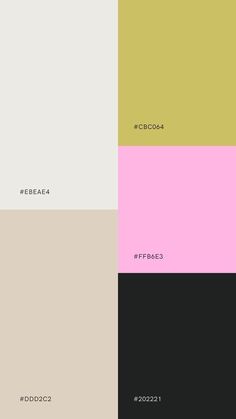 the color scheme for an interior design project