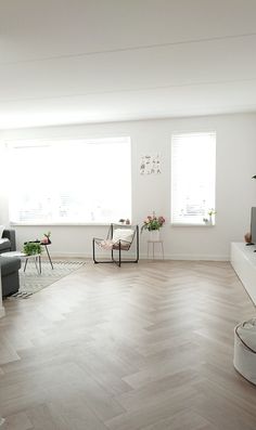 the living room is clean and ready for us to use in its new owner's home