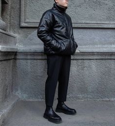 Black Boots Men Outfit Aesthetic, Chunky Boots Outfit Men, Dr Martens Chelsea Boots Outfit, Chunky Chelsea Boots Outfit, Men Couture, Black Aesthetic Fashion, Chunky Boots Outfit, Chelsea Boots Outfits, Kdrama Style