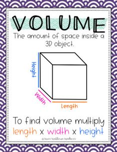 the volume of space inside a 3d object