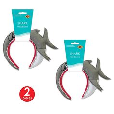 Highlights: attached to snap-on headband (1/package) UPC: 034689077152 Details: Make a splash with this Shark Headband! Attached to snap-on headband; You get a bulk pack of 12 in each full case you buy.This Shark Headband is the perfect accessory for any costume or party! This headband is attached to a snap-on headband and easily fits most head sizes. It's made of durable and lightweight materials and has a fun shark design. The detailed design features eyes, teeth, and fins to make you look lik Shark Headband, Shark Design, Costume Parties, Under The Sea Party, Detailed Design, Costume Party, Scarf Styles, Costume Accessories, Trick Or Treat