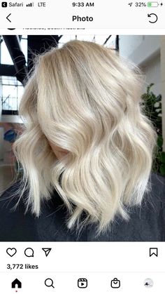 Blonde Hair Goals, Bright Blonde Hair, Blonde Bob Haircut, Summer Blonde Hair, Blonde Hair Transformations, Creamy Blonde, Hair Color Techniques