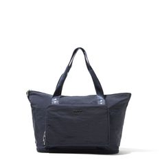 Carryall Expandable Packable Tote Model Tas, Baggallini Bags, Tote Storage, Weekender Tote Bag, French Navy, Weekender Tote, Travel Tote, Come Home, Folded Up