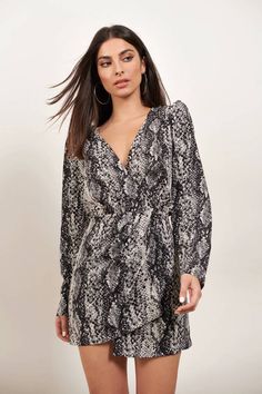 Looking for the Be On Time Multi Snake Print Long Sleeve Shift Dress? | Find Shift Dresses and more at Tobi! - 50% Off Your First Order #shoptobi Wild Snake, Be On Time, Puff Sleeve Mini Dress, Long Sleeve Shift Dress, Puffy Sleeves, Mini Dress With Sleeves, Snake Print, On Time, Fitted Dress