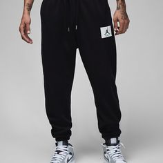 Jordan Essentials Flight Sweatpants Black Mens Size L Xl And Xxl. Authentic Direct From Nike W Receipts. This Is The Top Of The Line From The Jordan Brand. Quality Material And Construction Not Just The Basic Nike Line. Retail Is 90.00 On The Tag. Comes In Dust Bag Also Tagged. Statement Pants, Jordan Essentials, Sweatpants Black, Black Jordans, Jordan Logo, Grey Sweatpants, Black Joggers, Black Fleece, Fleece Pants