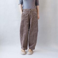 These corduroy pants are perfect for relaxing and comfortable to wear. The wide leg cut and elastic waistband provide a flattering fit. The cropped length makes them super easy to wear with any of your favourite tops, making it a no brainer if you want to get them in another colour too! Corduroy is a soft, durable material that produces a nice texture. It's also quick to dry after being washed! Visit our shop here to learn more. SIZE LIST SIZE Normal: Waist:70-90CM/27.5-35.4" Lenght:92CM/36.2" H Baggy Corduroy Bottoms, Relaxed Fit Wide Leg Corduroy Bottoms, Wide Leg Corduroy Pants With Relaxed Fit, Corduroy High-waisted Pants With Pockets, High-waisted Corduroy Pants With Pockets, Corduroy Wide Leg Pants With Pockets, Wide Leg Corduroy Pants With Pockets, Corduroy Wide-leg Pants With Pockets, Custom Pants