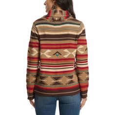 This coffee, chocolate, red & cream Aztec cardigan sweater is perfect for cooler days. Cotton & Rye is a Western lifestyle apparel brand that embodies the grit, grind, and glamour of the Western spirit. Count on Cotton & Rye to infuse an easy, casual country feel into every piece they create. Aztec Sweater Cardigan, Workwear Overalls, Buckaroo Boots, Cowboy Boots Square Toe, Aztec Cardigan, Ostrich Boots, Western Lifestyle, Coffee Chocolate, Work Coat