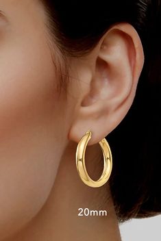 Embrace the enduring appeal of our 14K Gold 4mm Thick Classic Hoop Earrings – a must-have accessory that brings a touch of sophistication to your everyday look. Elevate your style with the timeless allure of these classic hoops.The 4mm thickness adds substance and durability to the hoops, making them a versatile and enduring addition to your jewelry collection. The warm glow of 14K gold enhances their classic charm, ensuring they remain a timeless accessory for any occasion. ✪ MATERIAL• 14K Gold Classic Tarnish Resistant Hoop Earrings, Classic Tarnish-resistant Hoop Earrings For Anniversary, Classic 14k Gold Hoop Earrings, Classic Hoop Earrings With Shiny Finish, Classic Hoop Earrings, Timeless Accessories, Elevate Your Style, Free Giveaway, Everyday Look