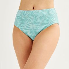 These Women's Freshwater High-Waist Swim Bottoms are a flattering poolside choice.Click on this WOMEN'S GUIDE to find the perfect fit and more! These Women's Freshwater High-Waist Swim Bottoms are a flattering poolside choice. Click on this WOMEN'S GUIDE to find the perfect fit and more! FEATURES Moderate coverage Fully linedFIT & SIZING High rise sits below the natural waistlineFABRIC & CARE Body: nylon, spandex Lining: polyester Hand wash and line dry Imported Size: Small. Color: Jungl. Gender: female. Age Group: adult. Plus Size Swim, High Waisted Swim, Swim Suit Bottoms, Swim Bottoms, Womens Swim, Fabric Care, Fresh Water, Gender Female, Age Group